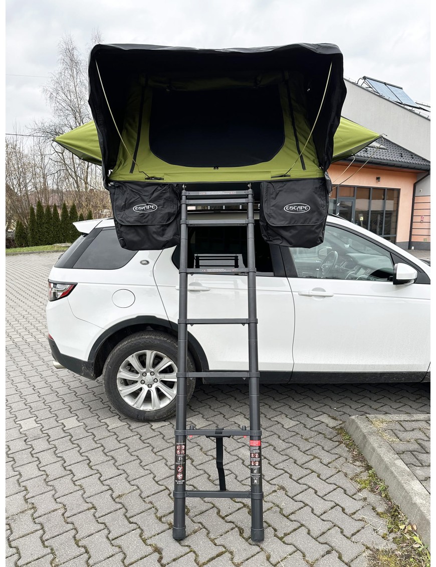 Rooftop Tent Escape VIGO 190 cm Green Aluminium with Anti-Condensation Mat