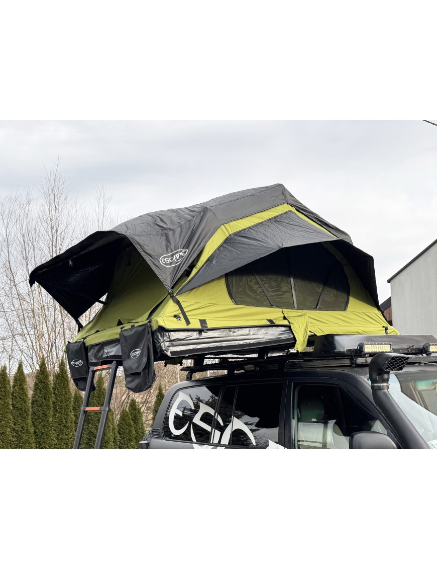 Rooftop Tent Escape HYBRID 190 cm Green