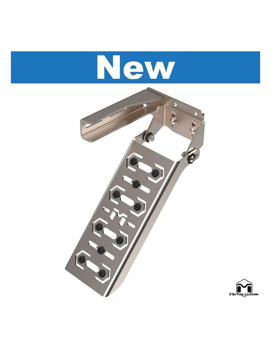 Stainless Steel Dead Pedal JK Wrangler