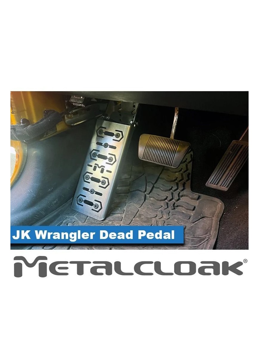 Stainless Steel Dead Pedal JK Wrangler