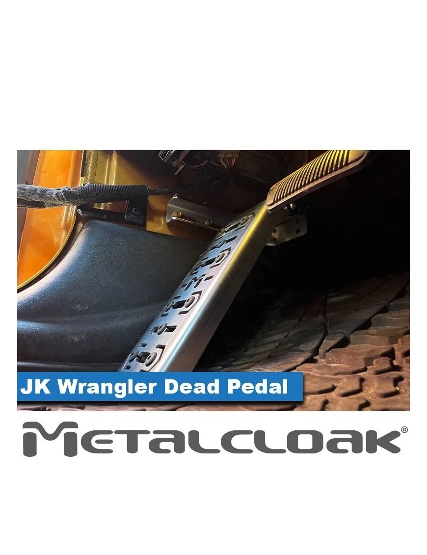 Stainless Steel Dead Pedal JK Wrangler