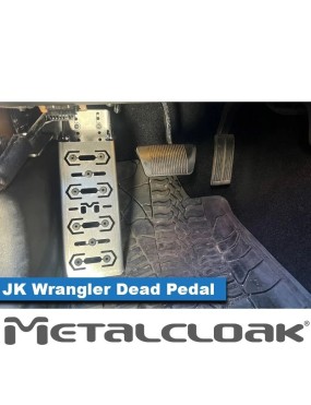 Stainless Steel Dead Pedal JK Wrangler