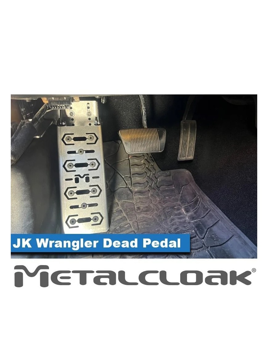 Stainless Steel Dead Pedal JK Wrangler