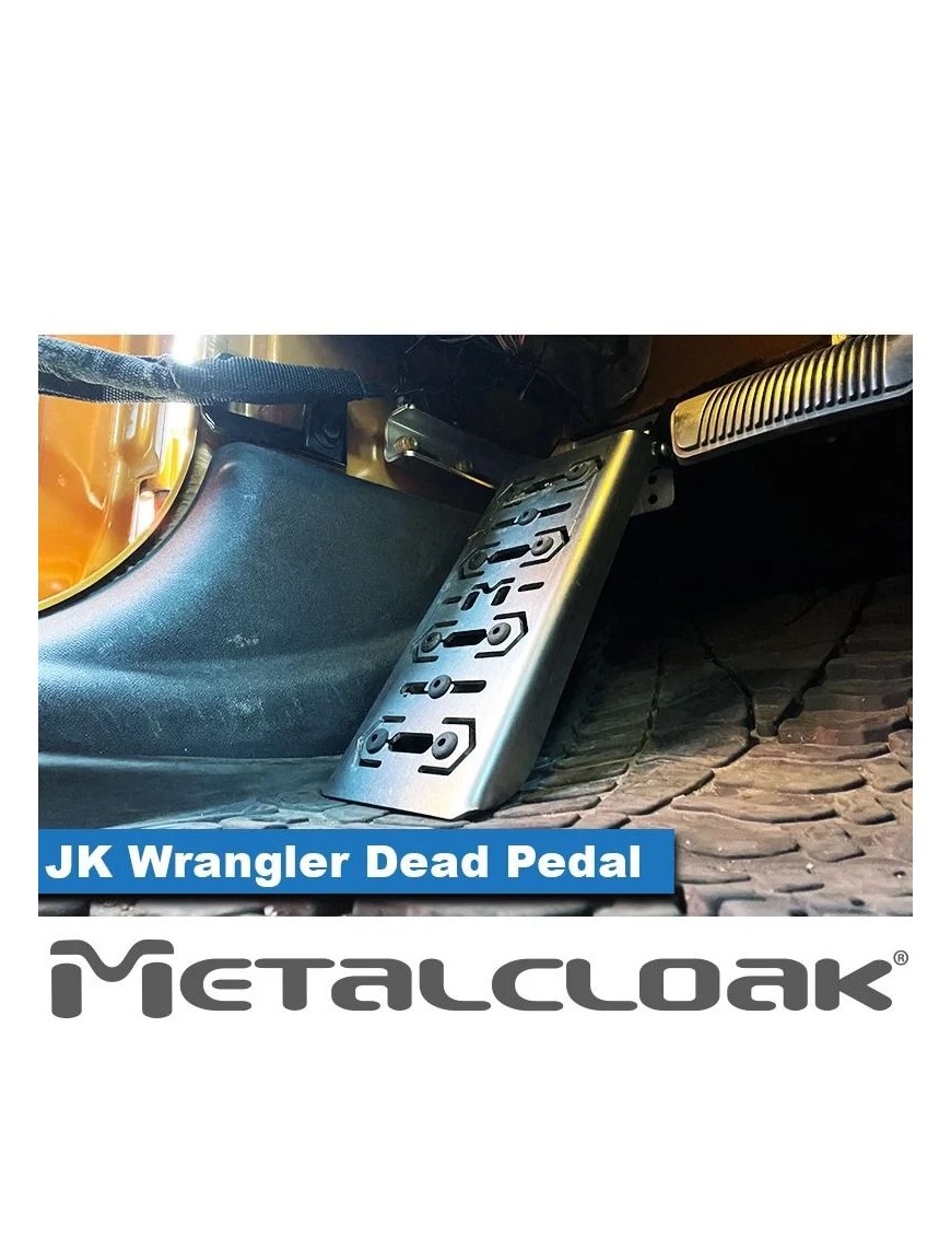 Stainless Steel Dead Pedal JK Wrangler