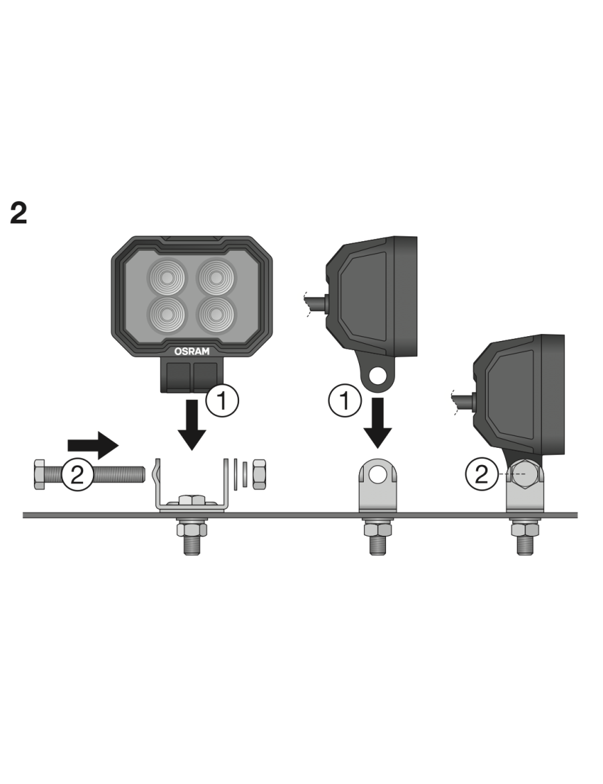 OSRAM LEDriving Rect WL VX80-WD