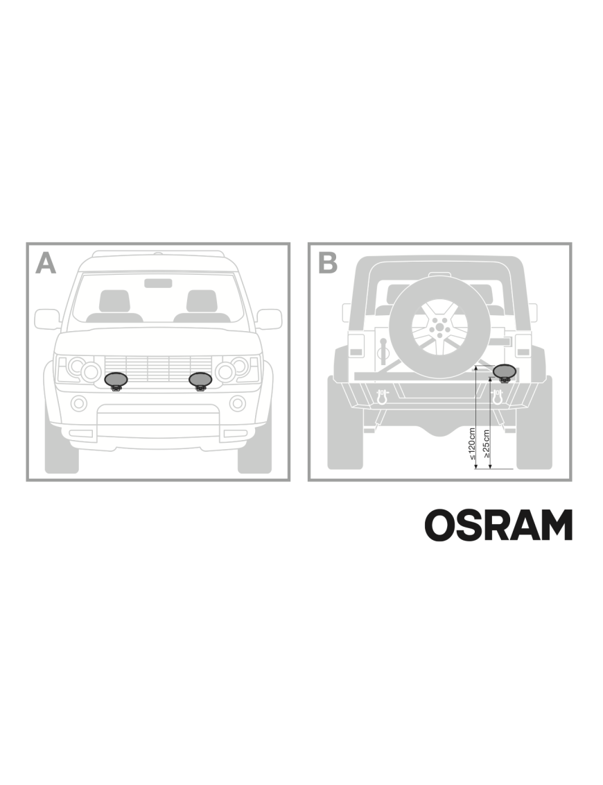 OSRAM LEDriving Oval WL VX150-WD work light