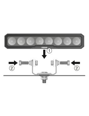 LEDriving Lightbar WL VX250-WD