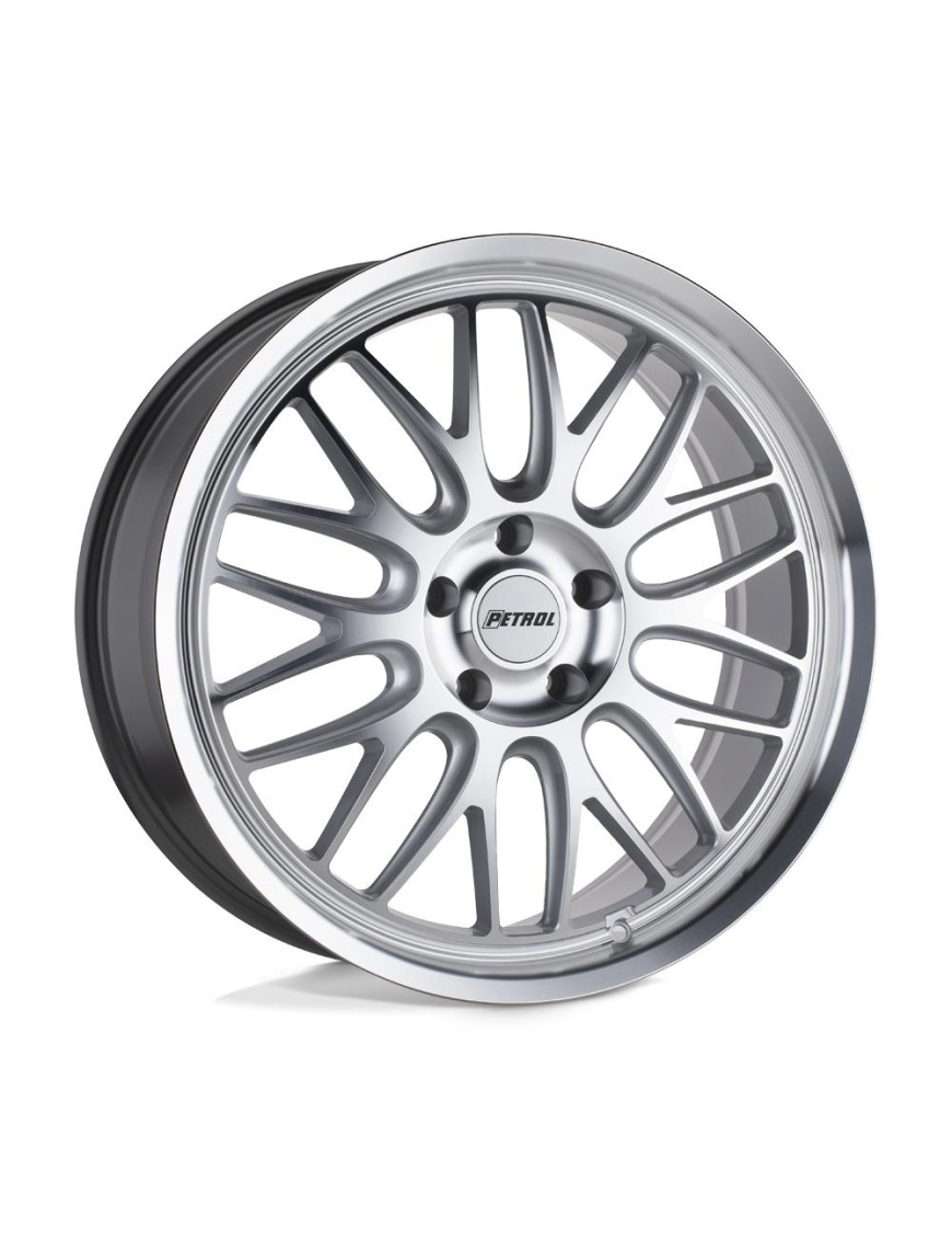 Felga aluminiowa P4C Silver W/ Machined Face & Lip PETROL