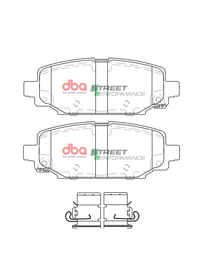 Jeep Wrangler JL Brake Pads rear DBA