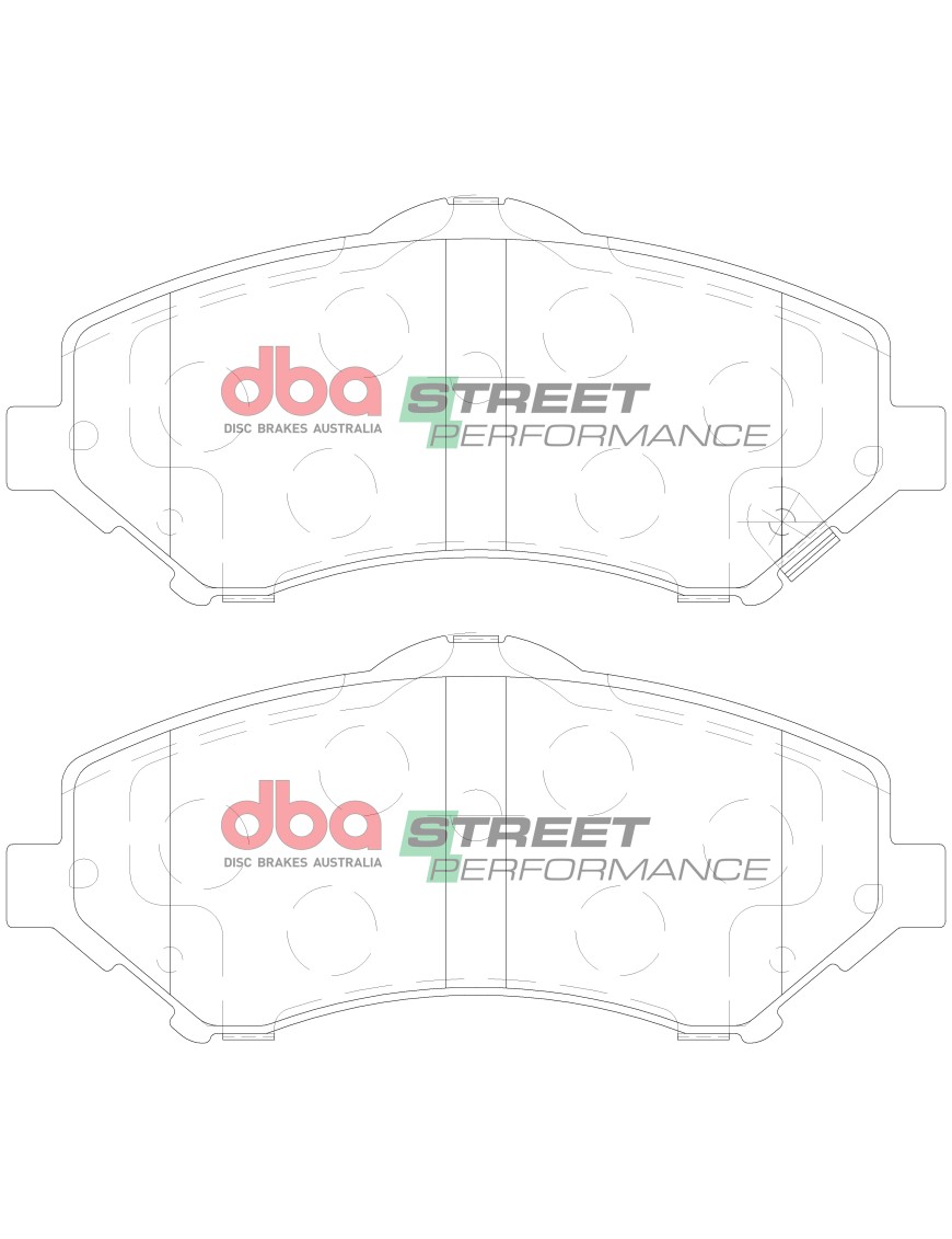 DBA brake pads Jeep Wrangler JK front
