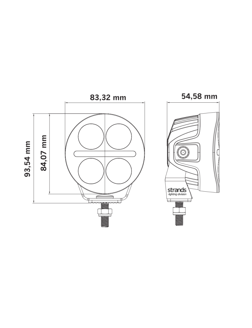 Lamp NUUK D-LINE MC WORK LIGHT 39W