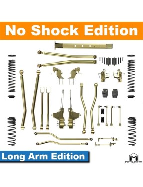 Jeep JL Wrangler 3.5" 4-Link, Bolt-On Long Arm Suspension & Lift Kit, 4-Door