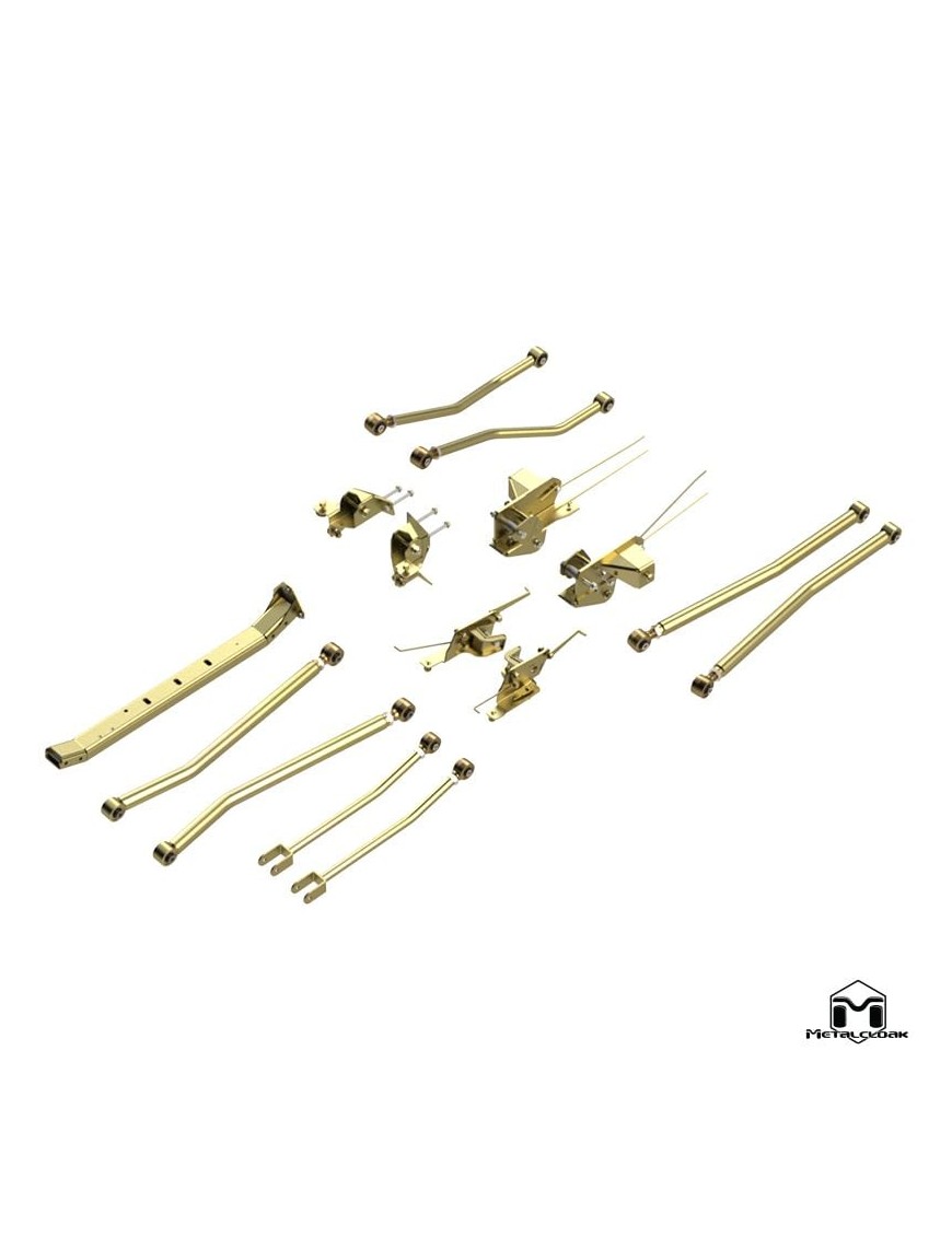 Bolt-On 4-Link Long Arm Upgrade System, Jeep JL Wrangler, 4-Door