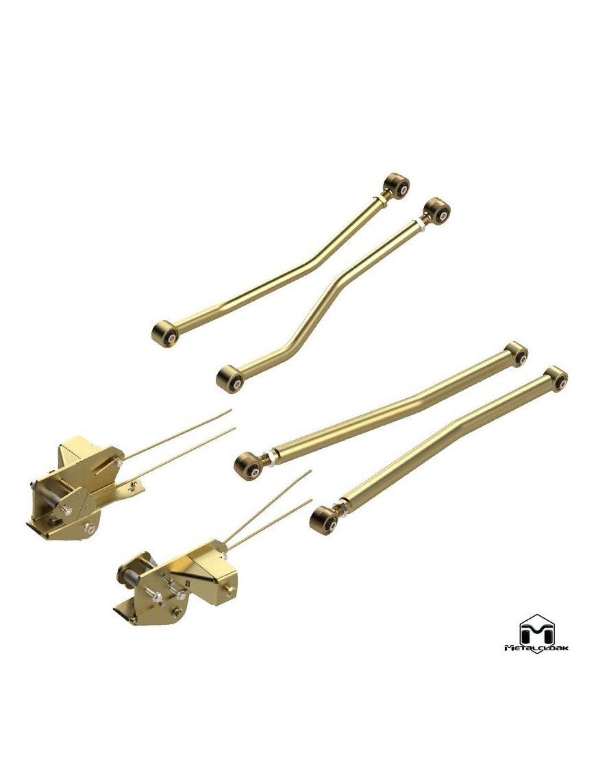 Jeep JL Wrangler Bolt-On 4-Link Rear Long Arm Kit, 4-Door