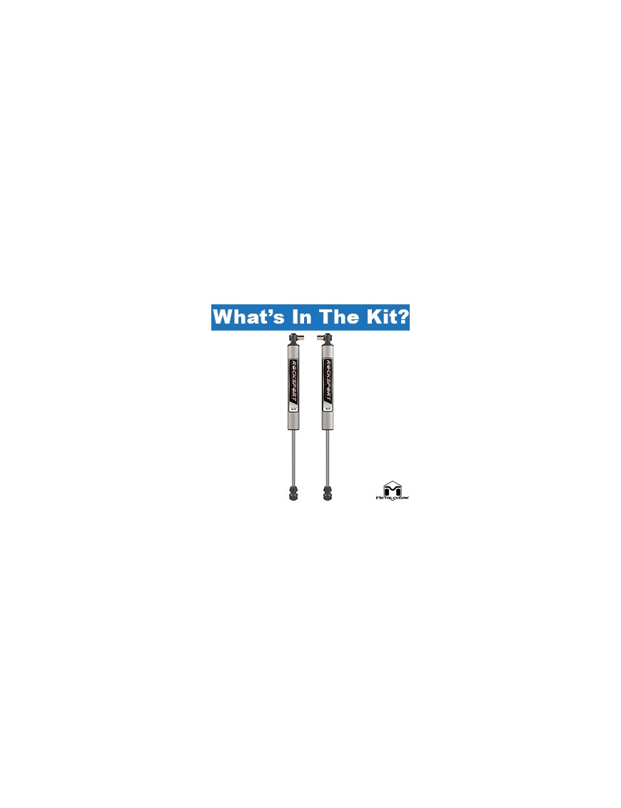 RockSport Silver 2.0 Aluminum Shocks, JL Wrangler, Rear, Pair