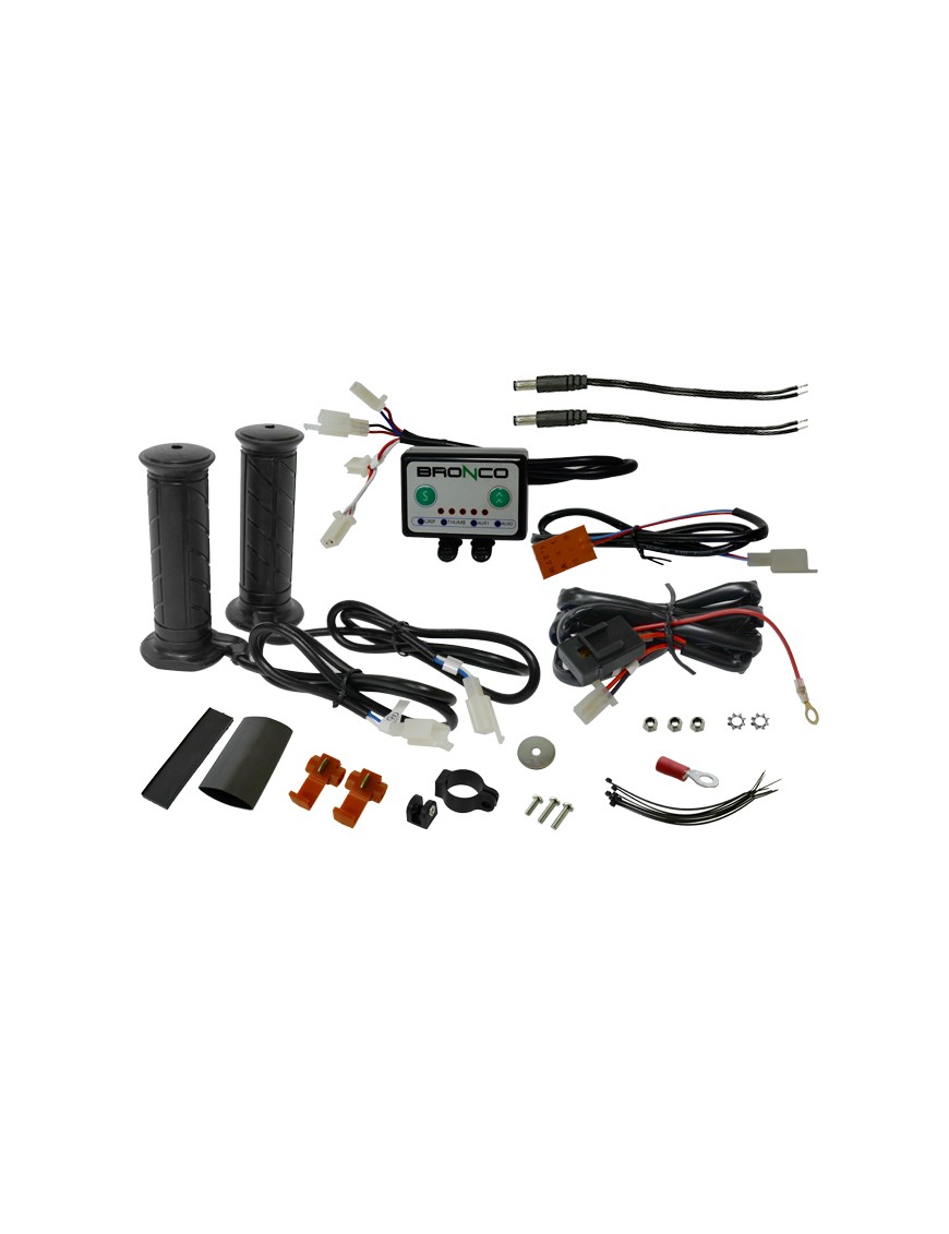 Heated ATV Grips + Thumb Warmer with Controller (Bronco)