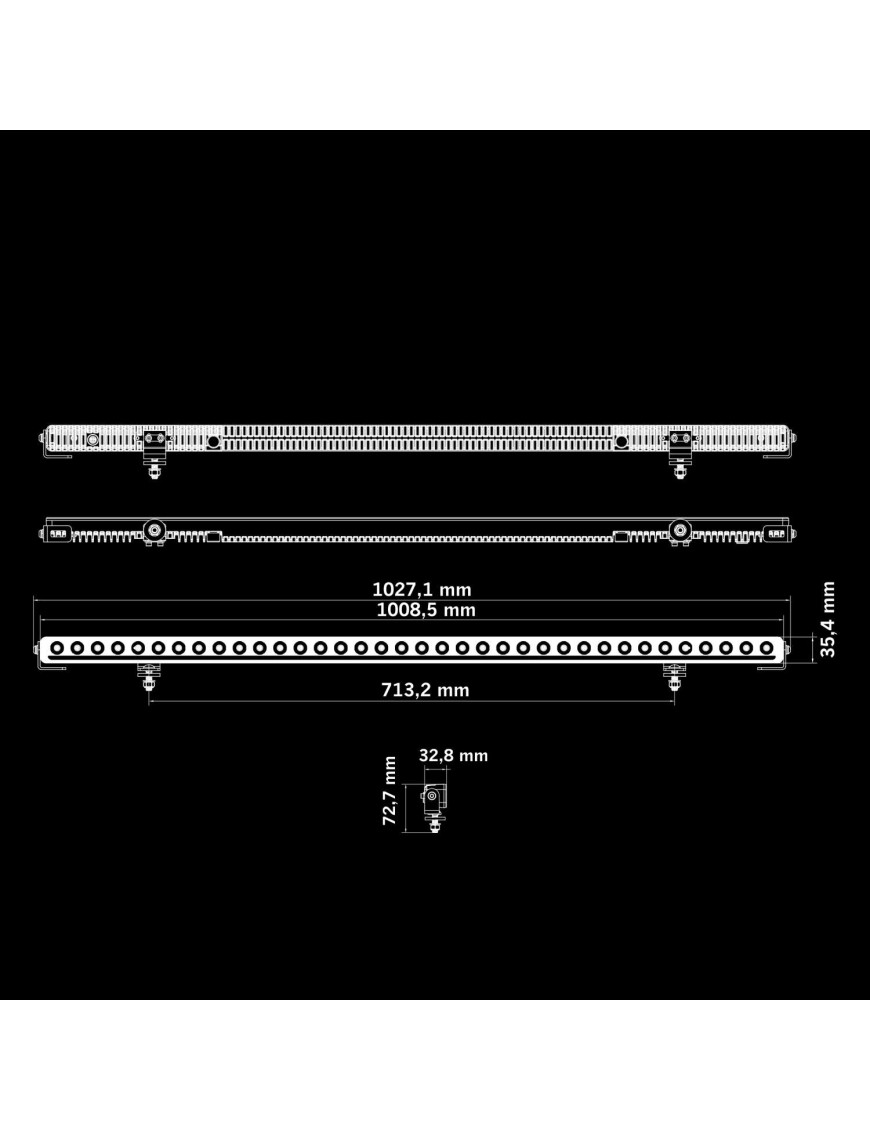 LED 809454 NUUK D-LINE LED BAR 40″