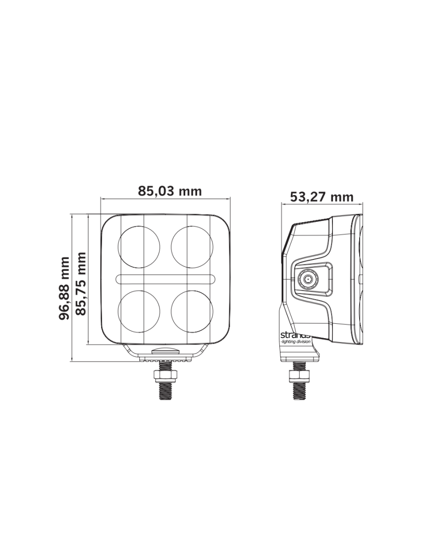 NUUK D-LINE QB DRIVING LIGHT 3″ 809286