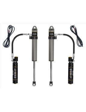 Amortyzatory ICON 2.5 VS z zewnętrznym zbiornikiem i regulacją CDEV 2,5'' (PARA), przód, Jeep Wrangler JL / Gladiator JT