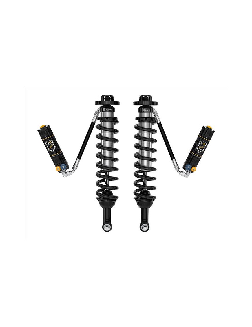 Para Amortyzatorów Coilover ICON 2.5 CDXS z Zewnętrznymi Zbiornikami Lift 1,5-4'' Ford Bronco, Przód