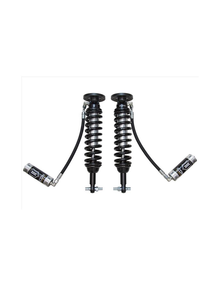 Para Amortyzatorów Coilover ICON 2.5 VS z Zewnętrznymi Zbiornikami Lift 1,75-3'', Ford F150 2WD 2015-2020, Przód Para Amortyzatorów Coilover ICON 2.5 VS z Zewnętrznymi Zbiornikami Lift 1,75-3'', Ford F150 2WD 2015-2020, Przód