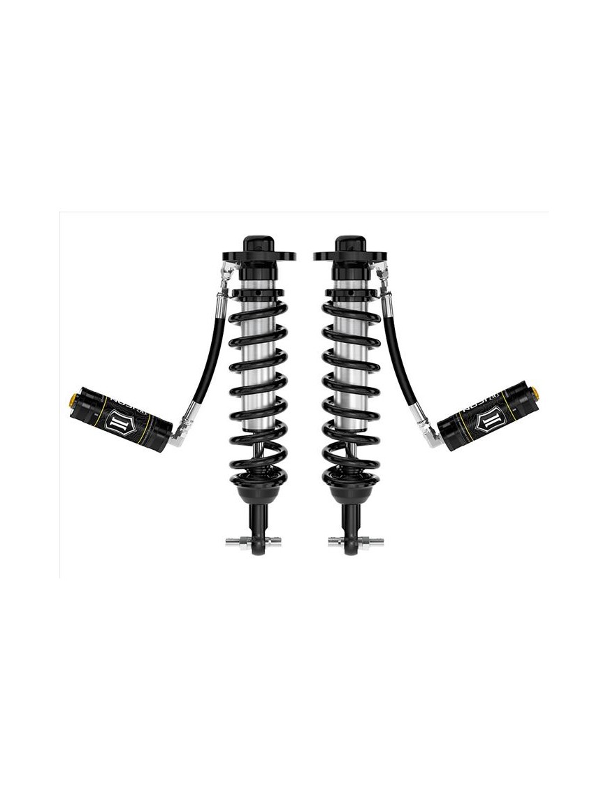 Para Amortyzatorów Coilover ICON 2.5 VS z Zewnętrznymi Zbiornikami Lift 0-3'', Ford F150 2WD 2021-2023, Przód