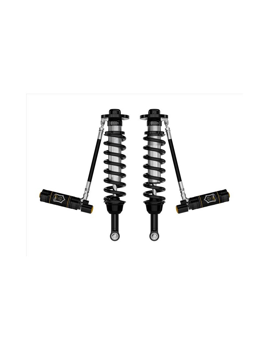Para Amortyzatorów Coilover ICON 2.5 VS z Zewnętrznymi Zbiornikami CDEV 2021-2023 Ford F-150 4WD 3.5-4.5'' Lift (Tremor 2.5-