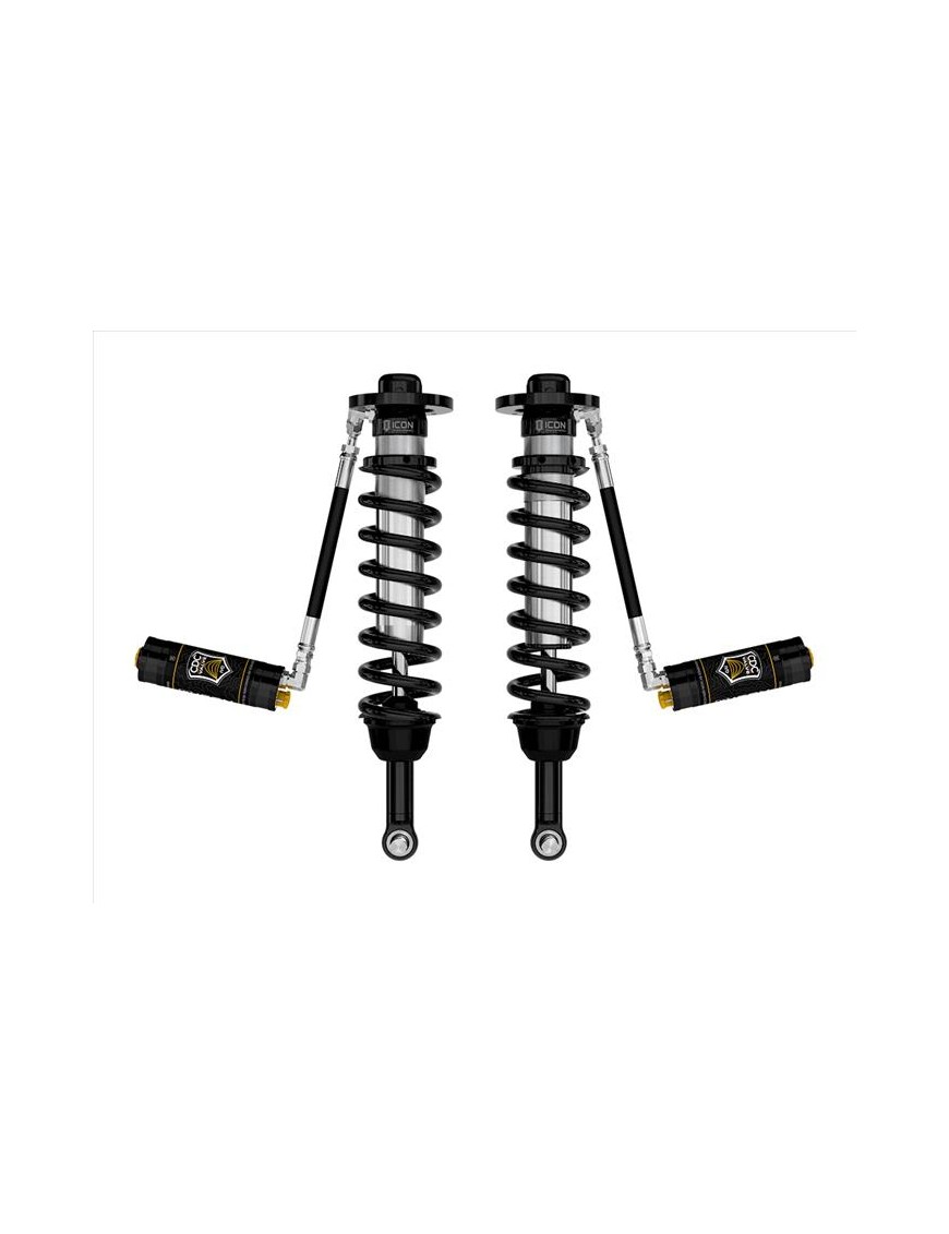Para Amortyzatorów Coilover ICON 2.5 VS z Zewnętrznymi Zbiornikami CDCV Lift 2,75-3,5'', Ford F150 4WD 2021-2023, Przód Para Amortyzatorów Coilover ICON 2.5 VS z Zewnętrznymi Zbiornikami CDCV Lift 2,75-3,5'', Ford F150 4WD 2021-2023, Przód