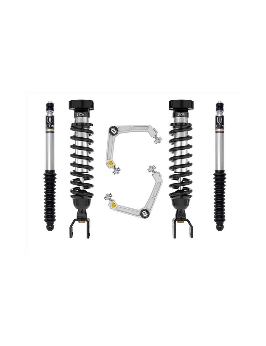 Zestaw Zawieszenia ICON Lift 2-3'' Stage 1 Billet Ram 1500 2019-2023 Zestaw Zawieszenia ICON Lift 2-3'' Stage 1 Billet Ram 1500 2019-2023