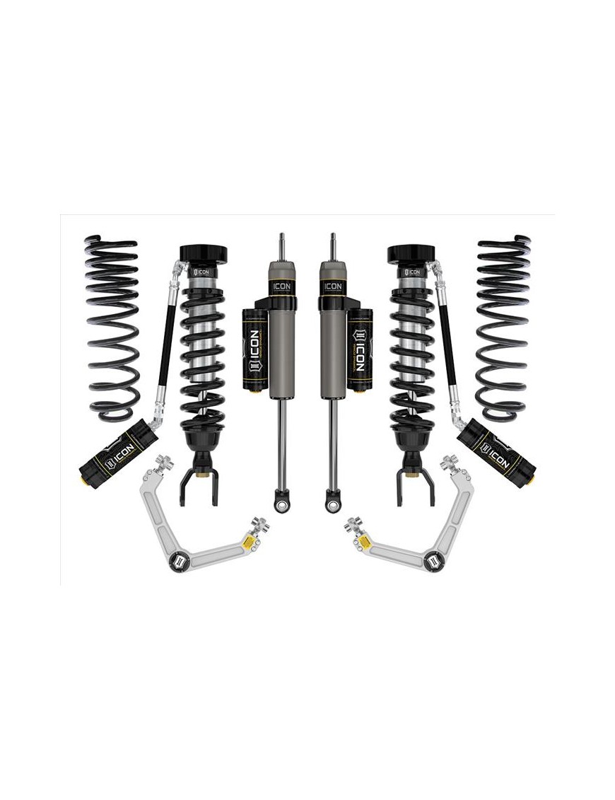 Zestaw Zawieszenia ICON Lift 2-3'' Stage 3 Billet Ram 1500 2019-2023 Zestaw Zawieszenia ICON Lift 2-3'' Stage 3 Billet Ram 1500 2019-2023