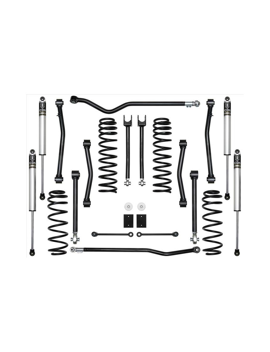 Zestaw Zawieszenia ICON STAGE 4 +2,5'' Jeep Wrangler JL po 2018 Zestaw Zawieszenia ICON STAGE 4 +2,5'' Jeep Wrangler JL po 2018