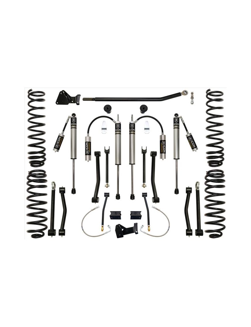 Zestaw Zawieszenia ICON STAGE 2 +4,5'' Jeep Wrangler JK 07-18 Zestaw Zawieszenia ICON STAGE 2 +4,5'' Jeep Wrangler JK 07-18