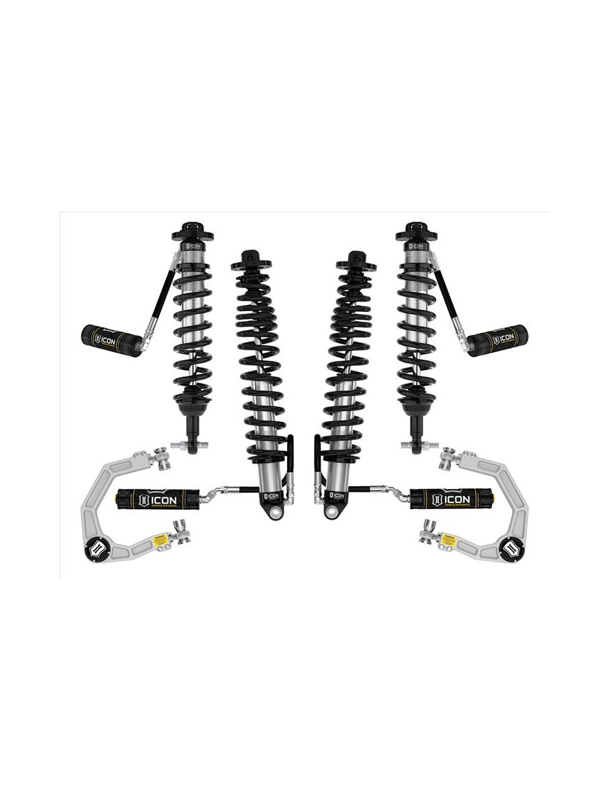 Zestaw Zawieszenia ICON Ford Bronco 3-4'' Lift, Stage 4, Billet (bez pakietu Sasquatch) Zestaw Zawieszenia ICON Ford Bronco 3-4'' Lift, Stage 4, Billet (bez pakietu Sasquatch)