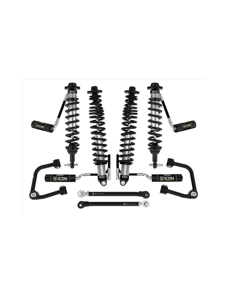 Zestaw Zawieszenia ICON Ford Bronco 3-4'' Lift, Stage 5, Rurowe Wahacze (bez pakietu Sasquatch) Zestaw Zawieszenia ICON Ford Bronco 3-4'' Lift, Stage 5, Rurowe Wahacze (bez pakietu Sasquatch)