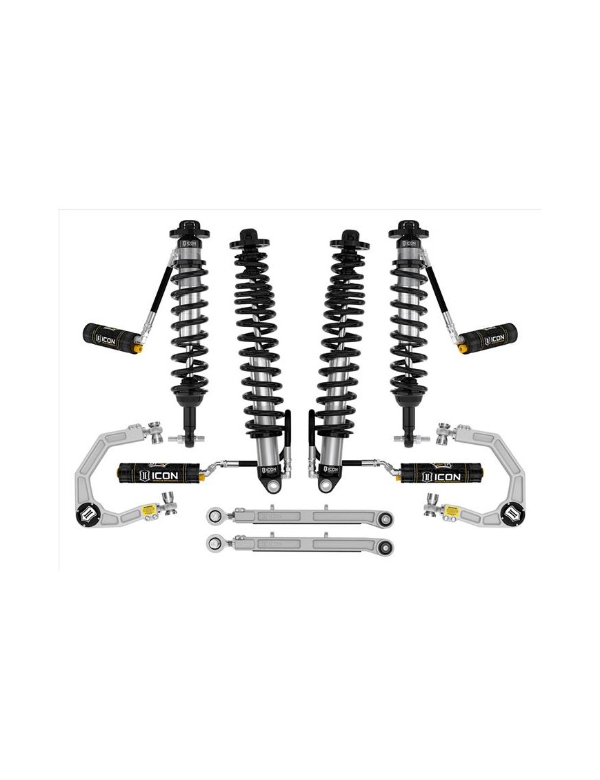 Zestaw Zawieszenia ICON Ford Bronco 3-4'' Lift, Stage 6, Billet (bez pakietu Sasquatch) Zestaw Zawieszenia ICON Ford Bronco 3-4'' Lift, Stage 6, Billet (bez pakietu Sasquatch)
