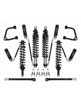 Zestaw Zawieszenia ICON Ford Bronco 3-4'' Lift, Stage 6 CDXS, Rurowe Wahacze, Sprężyny HD (bez pakietu Sasquatch)