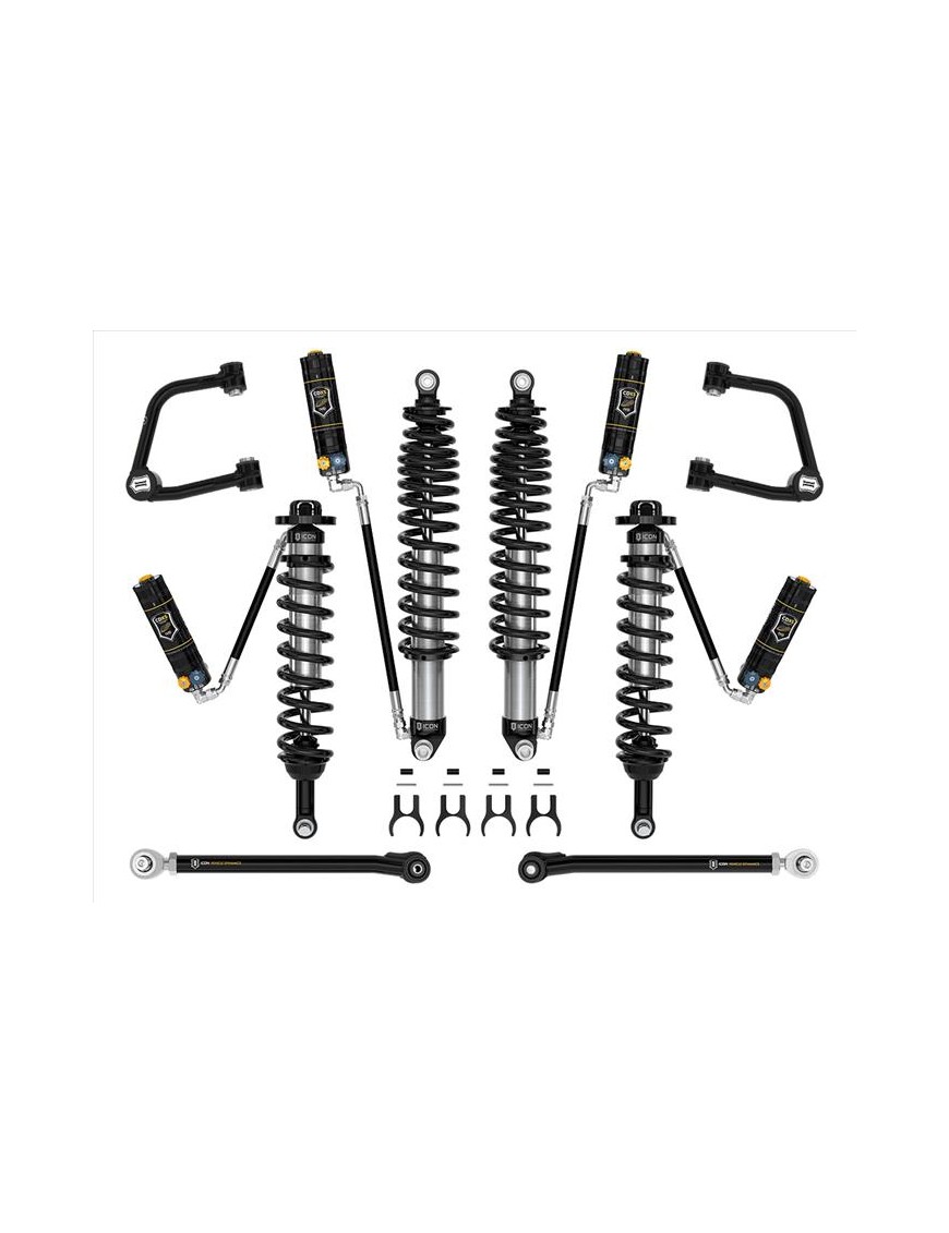 Zestaw Zawieszenia ICON Ford Bronco 3-4'' Lift, Stage 6 CDXS, Rurowe Wahacze, Sprężyny HD (bez pakietu Sasquatch) Zestaw Zawieszenia ICON Ford Bronco 3-4'' Lift, Stage 6 CDXS, Rurowe Wahacze, Sprężyny HD (bez pakietu Sasquatch)
