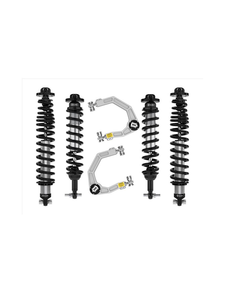 Zestaw Zawieszenia ICON Ford Bronco 2-3'' Lift, Stage 3, Billet (z pakietem Sasquatch)
