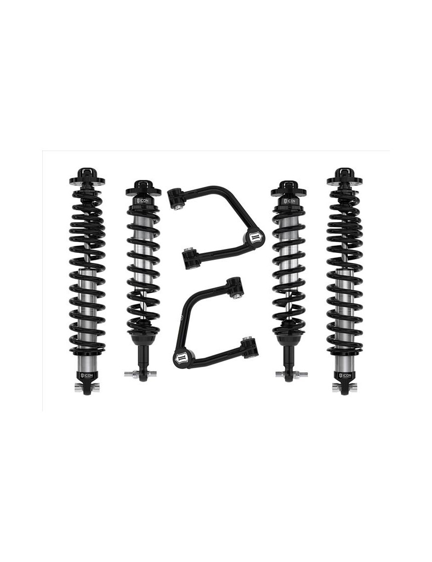 Zestaw Zawieszenia ICON Ford Bronco 2-3'' Lift, Stage 3, Rurowe Wahacze, Sprężyny HD (z pakietem Sasquatch) Zestaw Zawieszenia ICON Ford Bronco 2-3'' Lift, Stage 3, Rurowe Wahacze, Sprężyny HD (z pakietem Sasquatch)