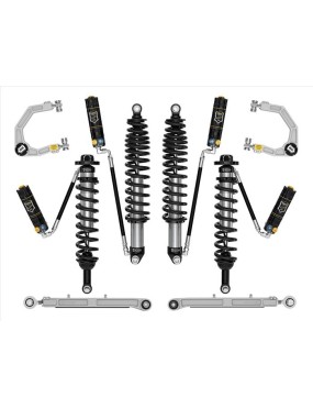 Zestaw Zawieszenia ICON Ford Bronco 2-3'' Lift, Stage 6 CDXS, Billet, Sprężyny HD (z pakietem Sasquatch)
