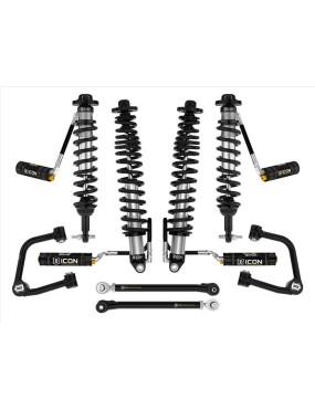 Zestaw Zawieszenia ICON Ford Bronco 2-3'' Lift, Stage 6, Rurowe Wahacze, Sprężyny HD (z pakietem Sasquatch)
