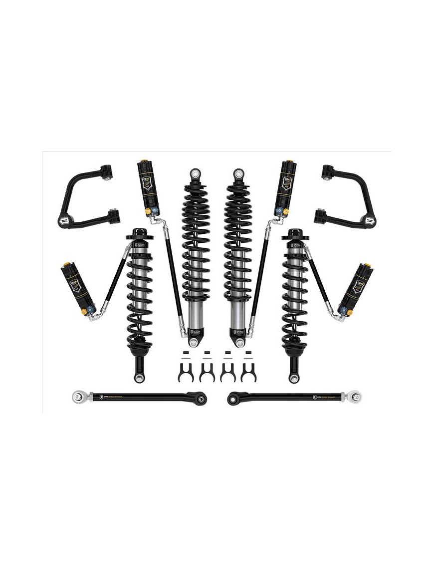 Zestaw Zawieszenia ICON Ford Bronco 2-3'' Lift, Stage 6 CDXS, Rurowe Wahacze, Sprężyny HD (z pakietem Sasquatch) Zestaw Zawieszenia ICON Ford Bronco 2-3'' Lift, Stage 6 CDXS, Rurowe Wahacze, Sprężyny HD (z pakietem Sasquatch)