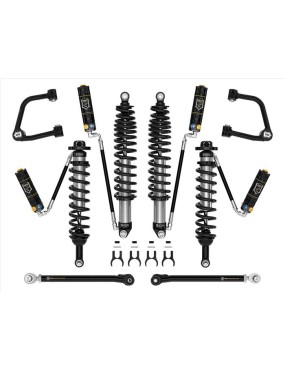 Zestaw Zawieszenia ICON Ford Bronco 2-3'' Lift, Stage 6 CDXS, Rurowe Wahacze, Sprężyny HD (z pakietem Sasquatch)