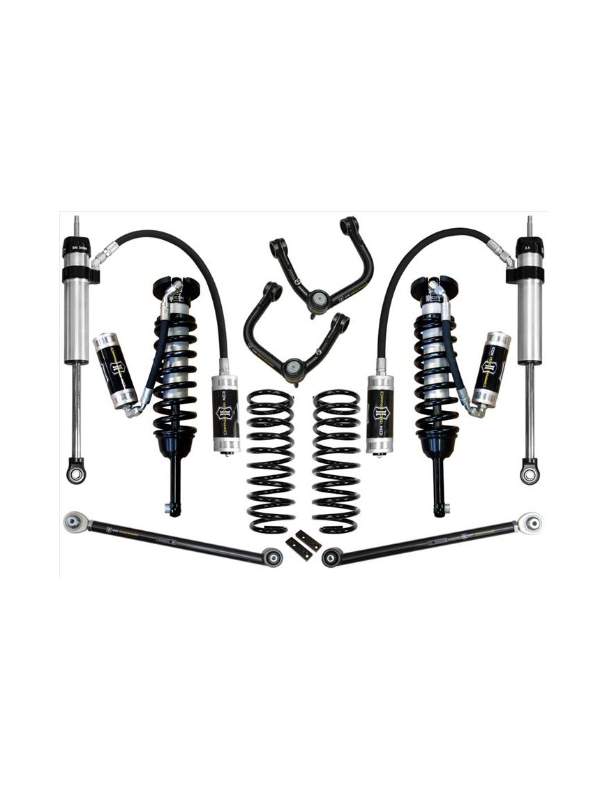 Zestaw Zawieszenia ICON Lift 0-3,5'' Stage 5 Wahacze Rurowe FJ Cruiser/4Runner 2009-2024 Zestaw Zawieszenia ICON Lift 0-3,5'' Stage 5 Wahacze Rurowe FJ Cruiser/4Runner 2009-2024