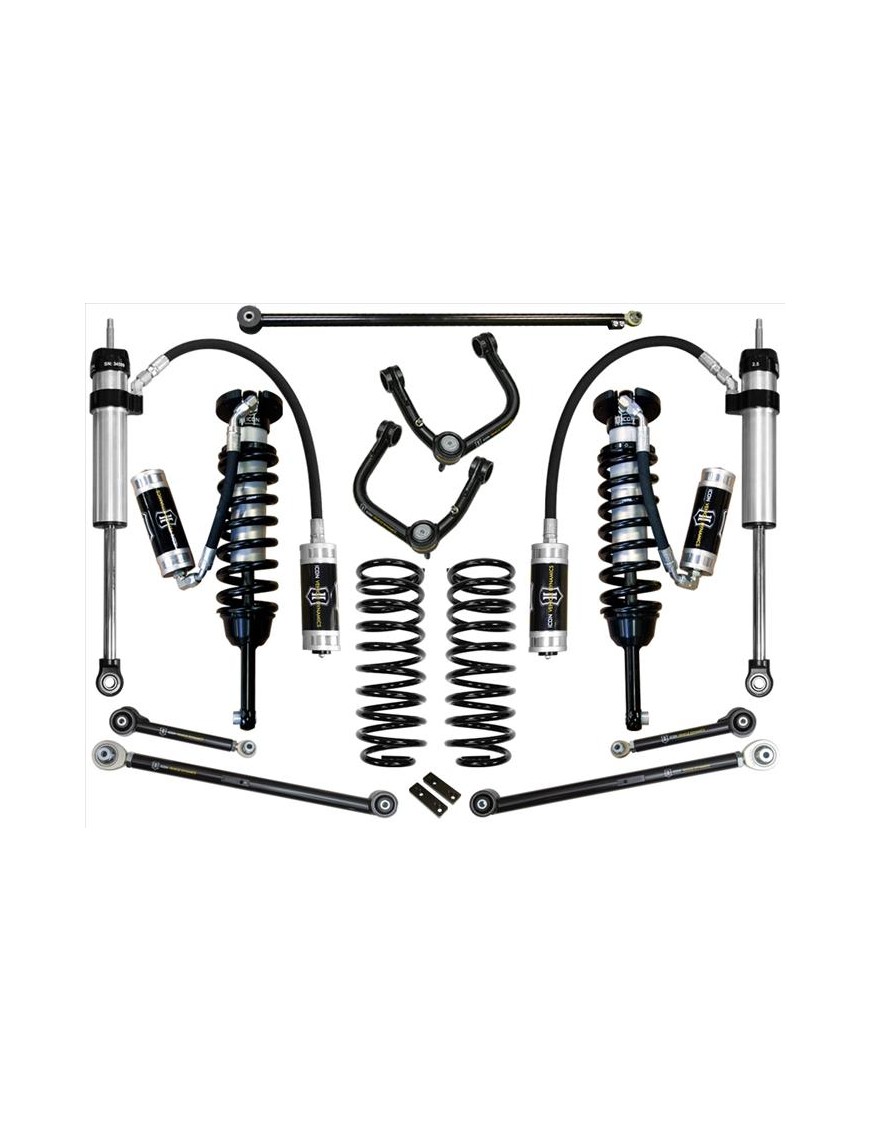 Zestaw Zawieszenia ICON Lift 0-3,5'' Stage 6 Wahacze Rurowe FJ Cruiser/4Runner 2009-2024 Zestaw Zawieszenia ICON Lift 0-3,5'' Stage 6 Wahacze Rurowe FJ Cruiser/4Runner 2009-2024