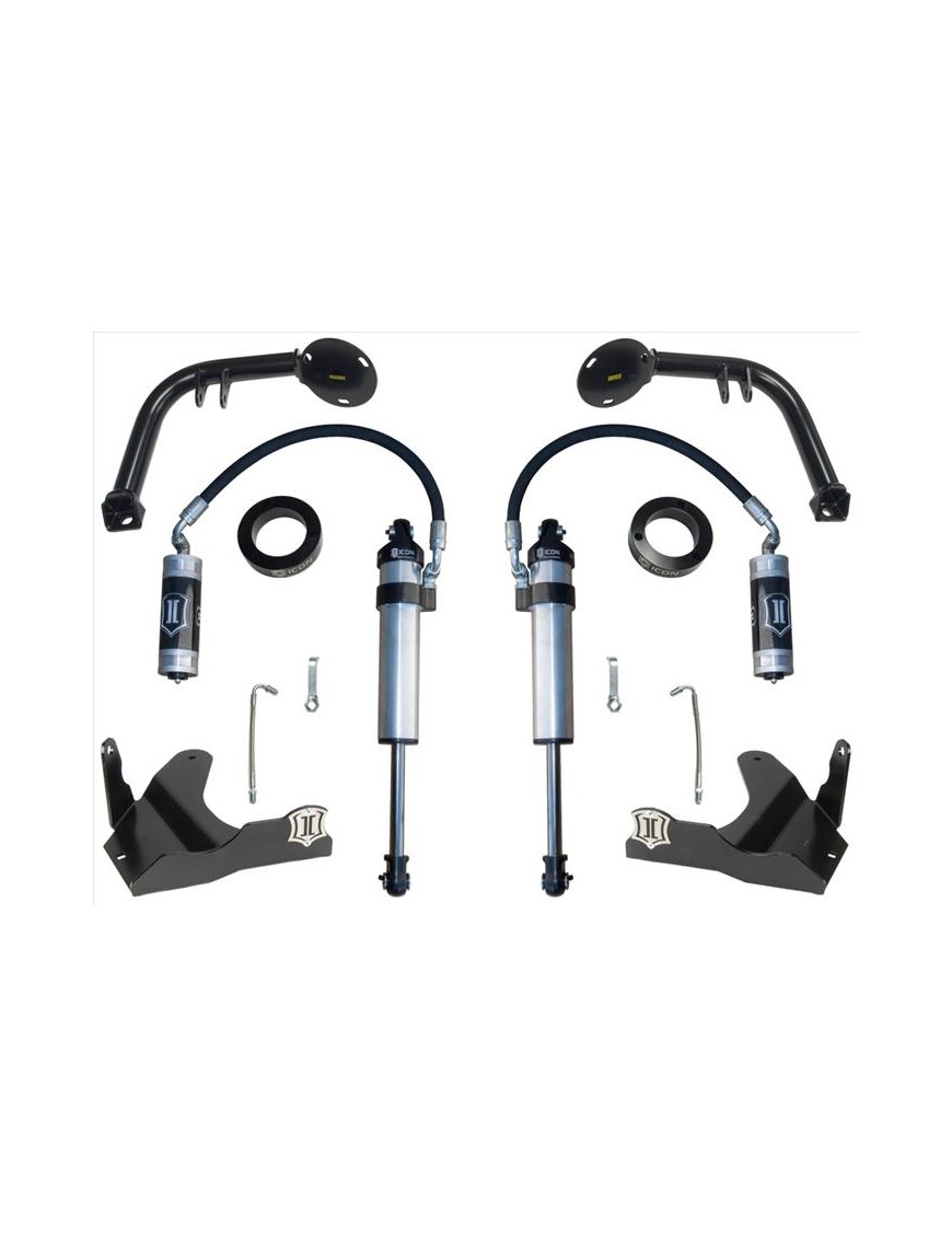 Zestaw Dodatkowych Amortyzatorów ICON S2 Stage 1 2009-2023 4Runner/FJ Cruiser