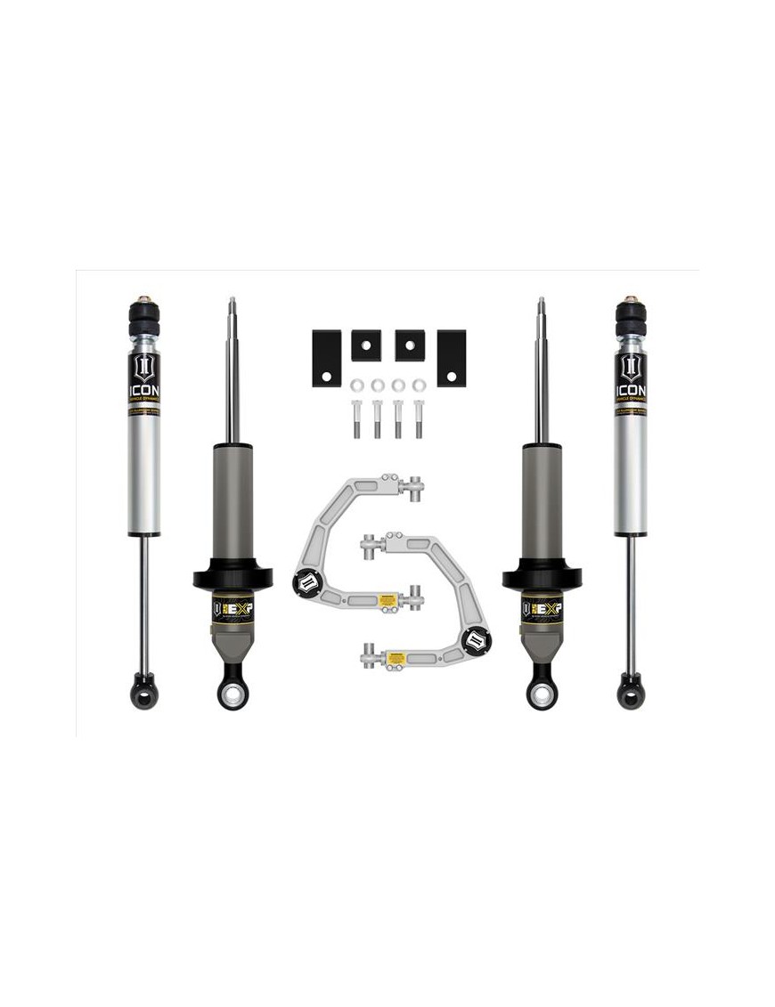 Zestaw Zawieszenia ICON EXP Lift 0-2,25'' Stage 2 Billet Toyota Tundra 2022 Zestaw Zawieszenia ICON EXP Lift 0-2,25'' Stage 2 Billet Toyota Tundra 2022