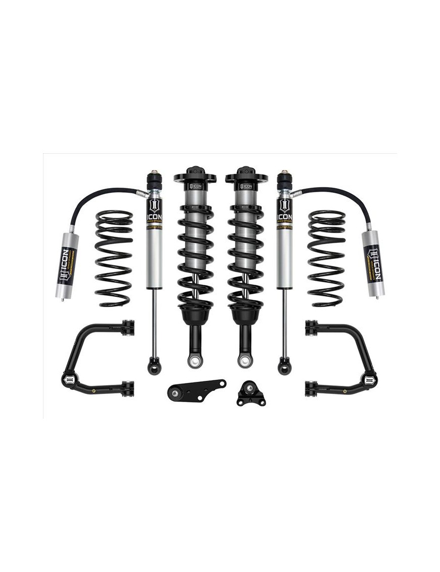 Zestaw Zawieszenia ICON 1.25-3'' Lift, Stage 3 Wahacze Rurowe, Sprężyny Progresywne Toyota Tacoma 2024 Zestaw Zawieszenia ICON 1.25-3'' Lift, Stage 3 Wahacze Rurowe, Sprężyny Progresywne Toyota Tacoma 2024