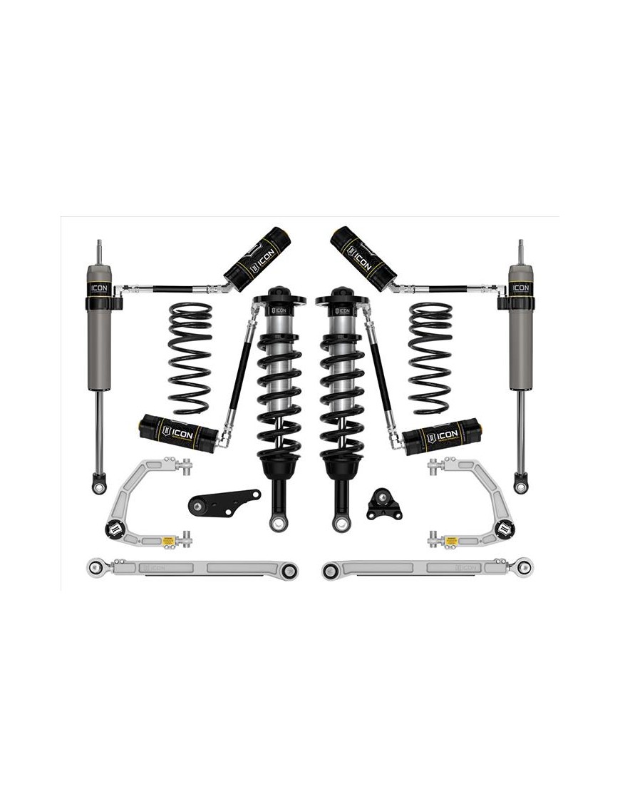 Zestaw Zawieszenia ICON 1.25-3'' Lift, Stage 7 BIllet, Sprężyny Progresywne Toyota Tacoma 2024 Zestaw Zawieszenia ICON 1.25-3'' Lift, Stage 7 BIllet, Sprężyny Progresywne Toyota Tacoma 2024