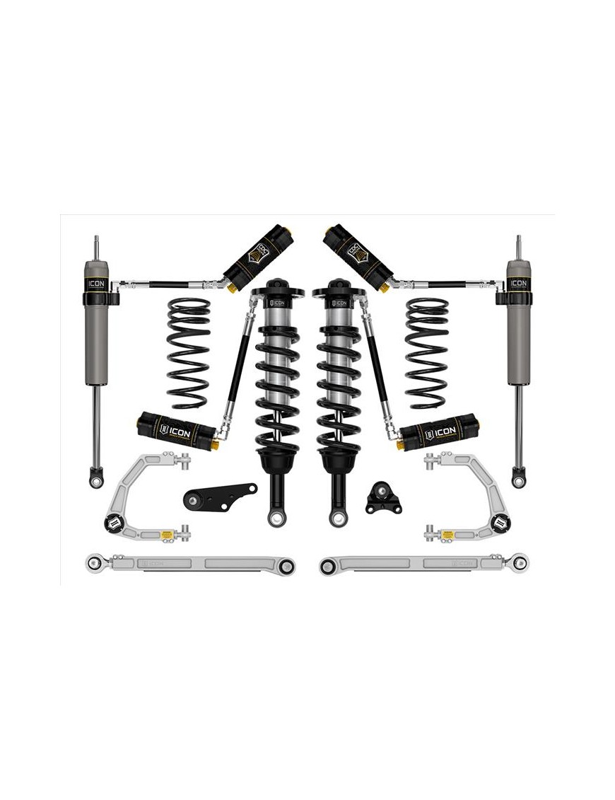 Zestaw Zawieszenia ICON 1.25-3'' Lift, Stage 8 BIllet, Sprężyny Progresywne Toyota Tacoma 2024 Zestaw Zawieszenia ICON 1.25-3'' Lift, Stage 8 BIllet, Sprężyny Progresywne Toyota Tacoma 2024